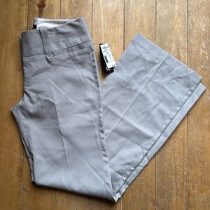 Stooshy Gray Flared Trousers 5 NWT